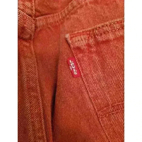 VTG USA LEVIS 501XX #501-0000 MENS 40x30 BUTTON COTTON DENIM RED TAB REd JEANS - Picture 5 of 5